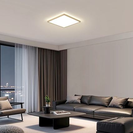 Brilagi - LED kupaonsko svjetlo ULTRA SLIM LED/24W/230V 42x42 cm zlatno IP54