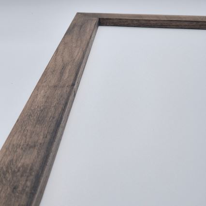 Brilagi - LED stropna svjetiljka za kupaonicu WOODY FRAME LED/40W/230V 120x30 cm IP44 hrast/orah