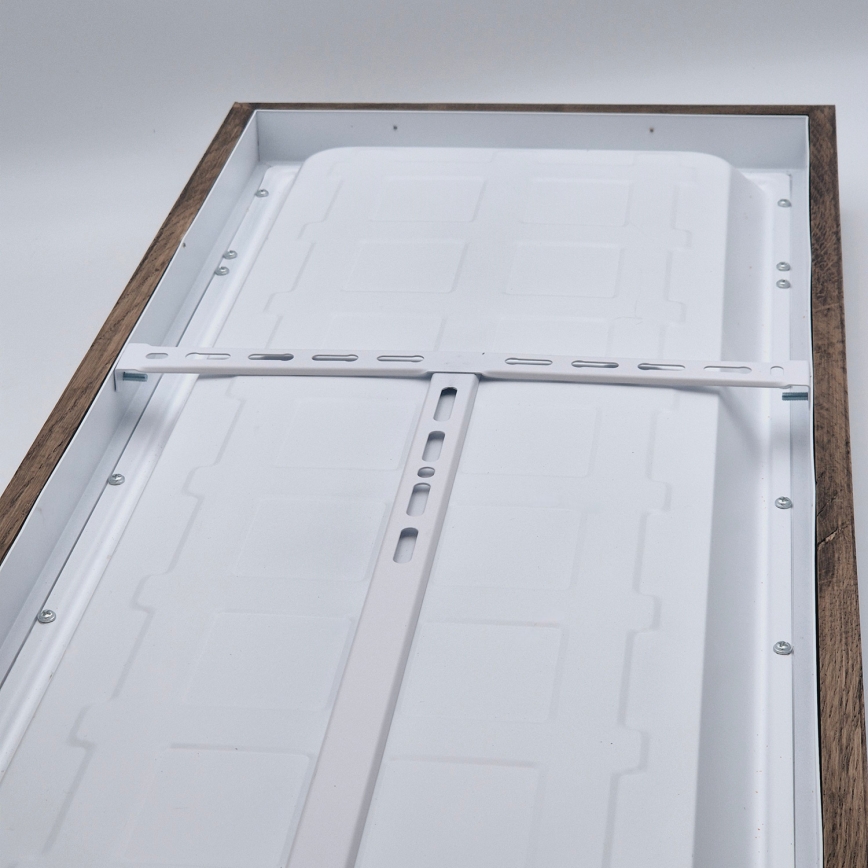 Brilagi - LED stropna svjetiljka za kupaonicu WOODY FRAME LED/40W/230V 120x30 cm IP44 hrast/orah