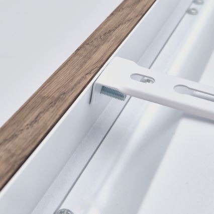Brilagi - LED kupaonska stropna svjetiljka WOODY FRAME LED/40W/230V 120x30 cm IP44 orah