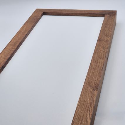 Brilagi - LED Kupaonska stropna svjetiljka WOODY FRAME LED/50W/230V 120x30 cm IP44 hrast trešnja