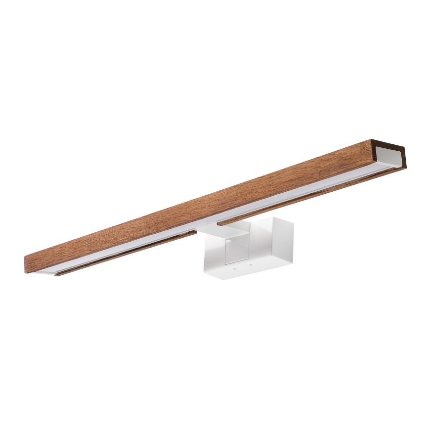 Brilagi - LED kupaonsko osvjetljenje za ogledalo 3u1 WOODY MIRROR LED/12W/230V 60 cm IP44 bijela/hrast-trešnja
