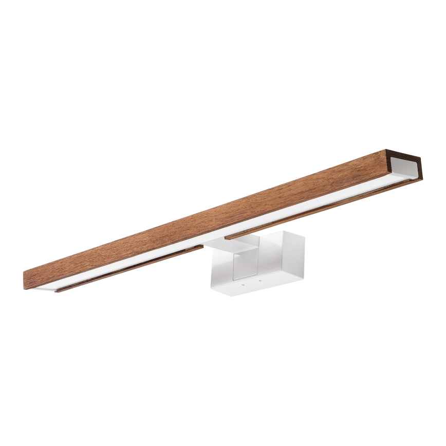 Brilagi - LED kupaonsko osvjetljenje za ogledalo 3u1 WOODY MIRROR LED/12W/230V 60 cm IP44 bijela/hrast-trešnja