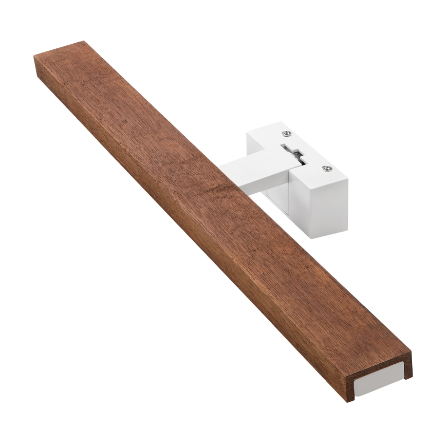 Brilagi - LED kupaonsko osvjetljenje za ogledalo 3u1 WOODY MIRROR LED/12W/230V 60 cm IP44 bijela/hrast-trešnja