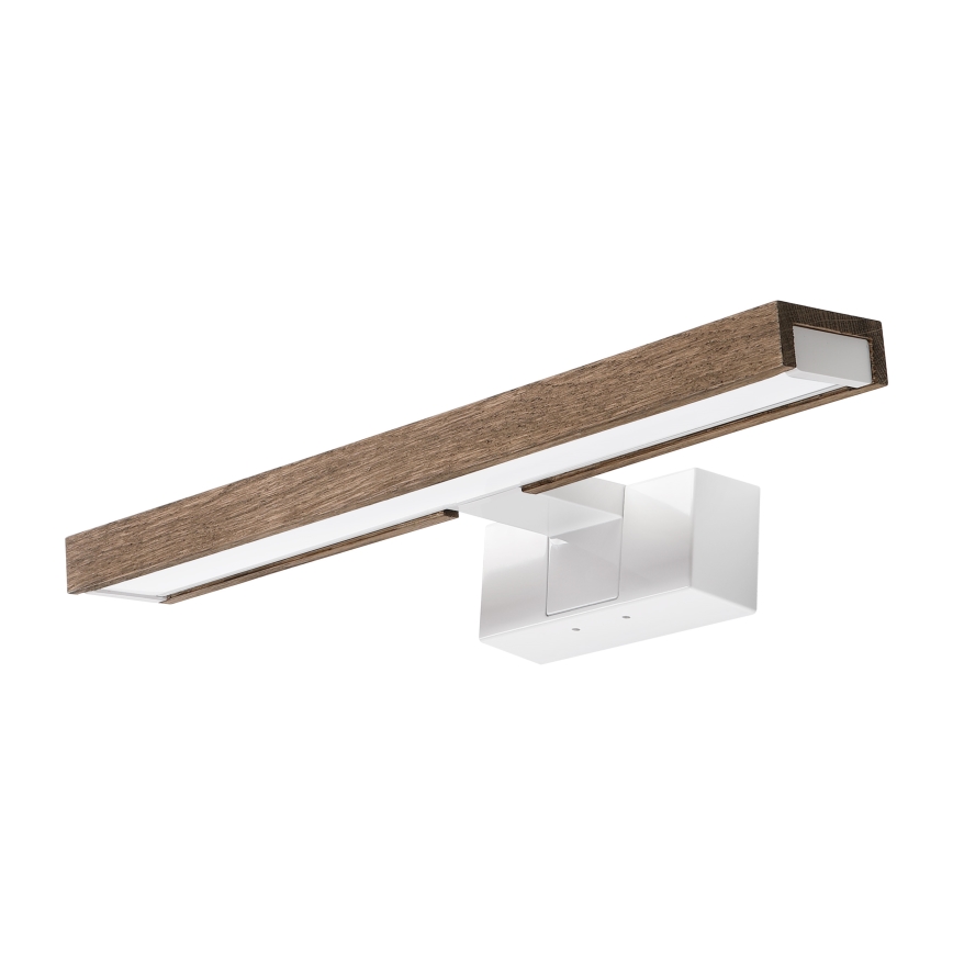 Brilagi - LED kupaonsko osvjetljenje za ogledalo 3u1 WOODY MIRROR LED/8W/230V 40 cm IP44 bijela/hrast