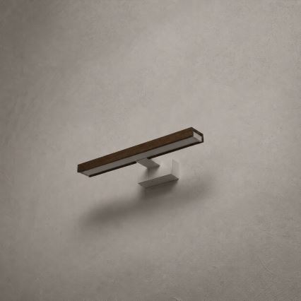 Brilagi - LED kupaonsko osvjetljenje za ogledalo WOODY MIRROR 3u1 LED/8W/230V 40 cm IP44 bijela/hrast