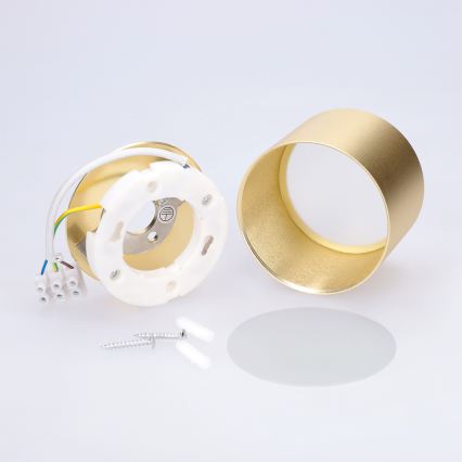 BRILAGI - LED Kupaonska točkasta svjetiljka SMOOTH 1xGX53/15W/230V 60x82 mm zlatna IP54