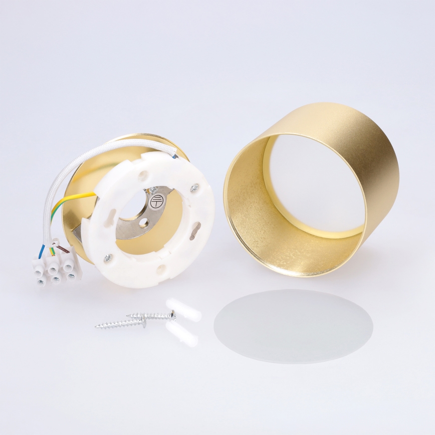 BRILAGI - LED Kupaonska točkasta svjetiljka SMOOTH 1xGX53/15W/230V 60x82 mm zlatna IP54