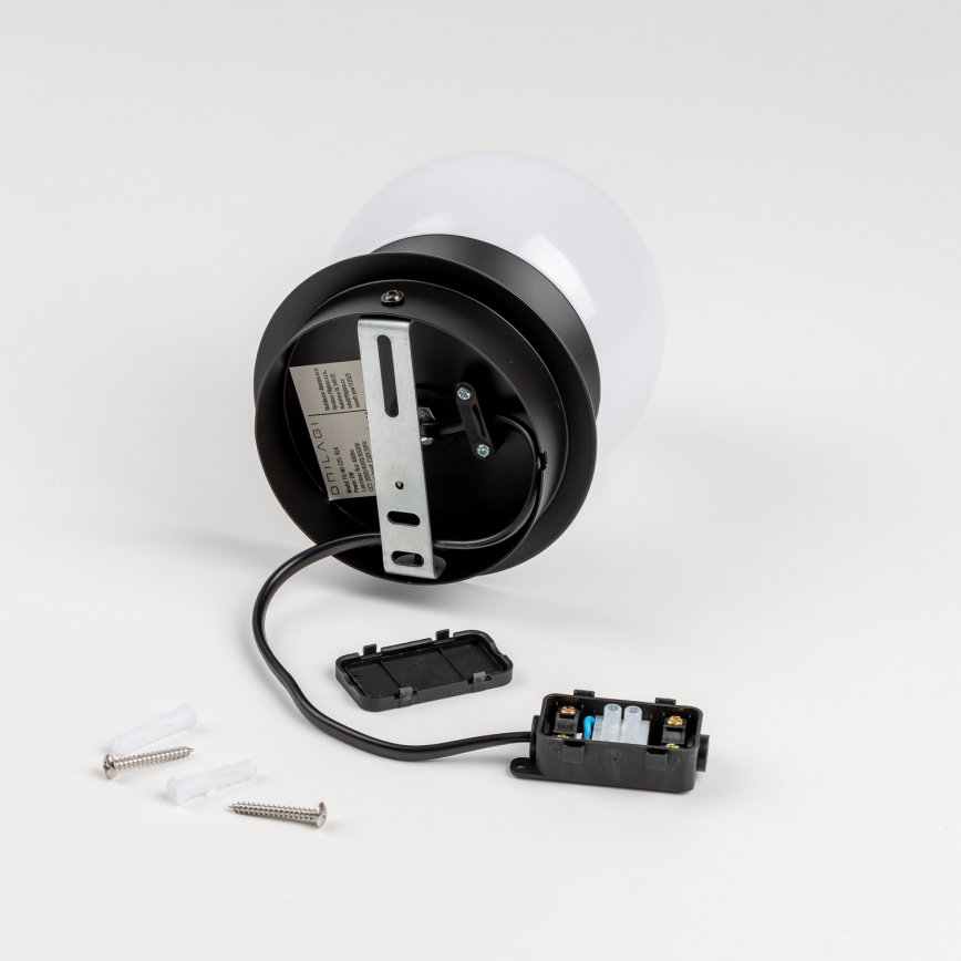 Brilagi - LED zidno svjetlo za kupaonicu BALL LED/6W/230V 3000/4000/6500K IP44 crna