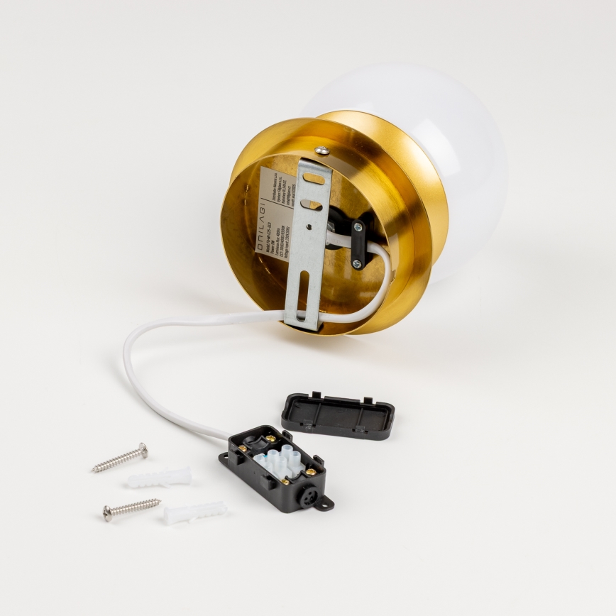 Brilagi - LED kupaonsko zidno svjetlo BALL LED/6W/230V 3000/4000/6500K IP44 zlatno
