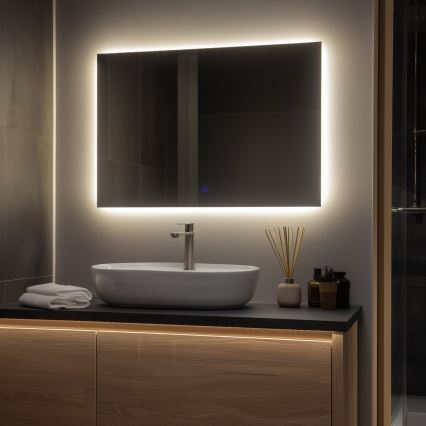 Brilagi - LED ogledalo za kupaonicu LUCE LED/30W/230V 60x90 cm IP44 CRI 90 s mogućnošću prigušivanja + CCT