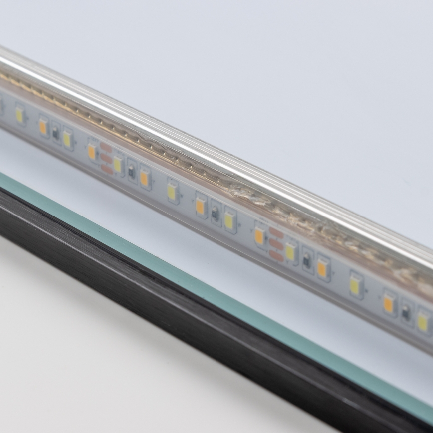 Brilagi - LED kupaonsko ogledalo SUELLO LED/24W/230V 60x60 cm crno IP44 CRI 90 prigušivo + CCT
