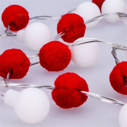 Brilagi - LED  lanac 20xLED/2xAA 1,8m topla bijela