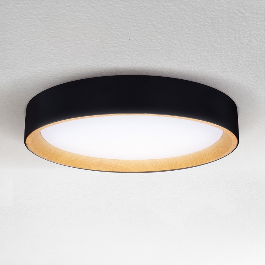 Brilagi - LED stropna svjetiljka s prigušivanjem LARIOS LED/48W/230V 3000-6500K Ø 39 cm crna + daljinski upravljač