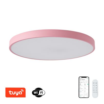 Brilagi - LED svjetiljka s mogućnošću prigušivanja POOL SMART LED/100W/230V, promjer 80 cm, Wi-Fi Tuya + daljinski upravljač, ružičasta