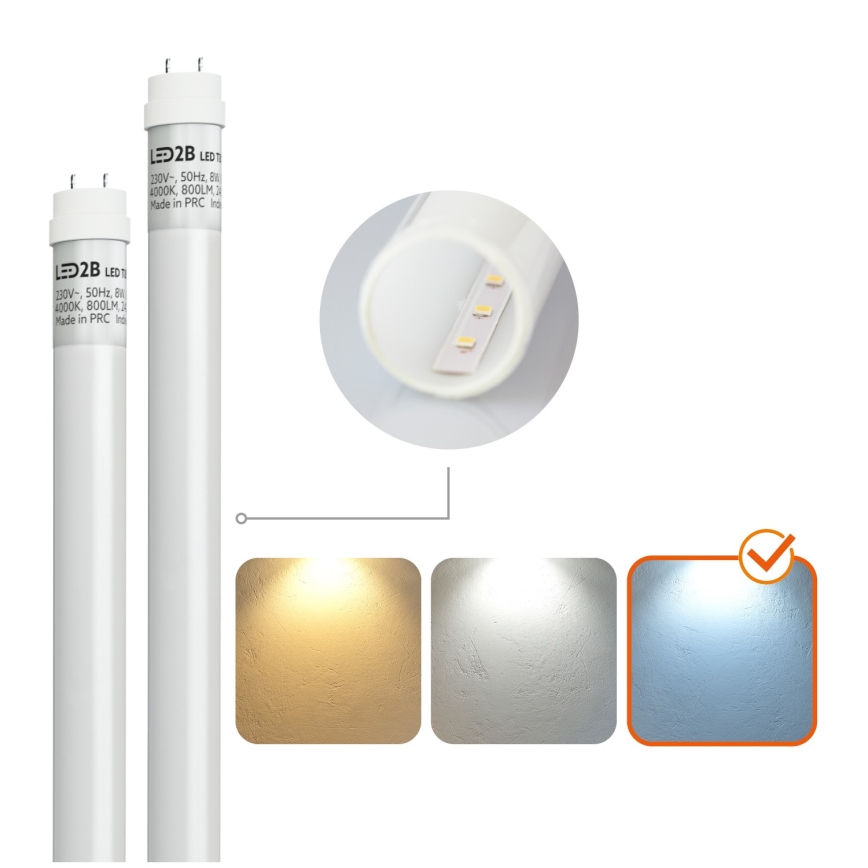 Brilagi - LED Linearna radna svjetiljka OPTIMA T8 2xG13/18W/230V 6500K IP65 128 cm