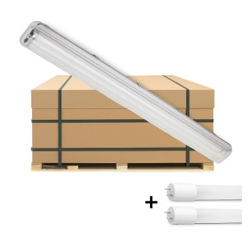 Brilagi - LED Linearna radna svjetiljka OPTIMA T8 2xG13/18W/230V 4000K IP65 128 cm - paleta 110 kom