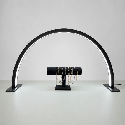 Brilagi - LED Prigušiva lučna stolna svjetiljka RADIO LED/30W/24/230V 3000/4000/6500K crna