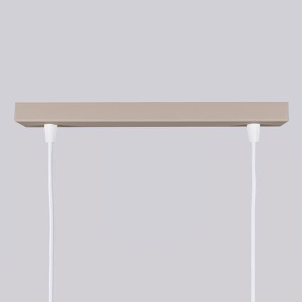 Brilagi - LED luster CRESTO na sajli 2xGU10/10W/230V taupe