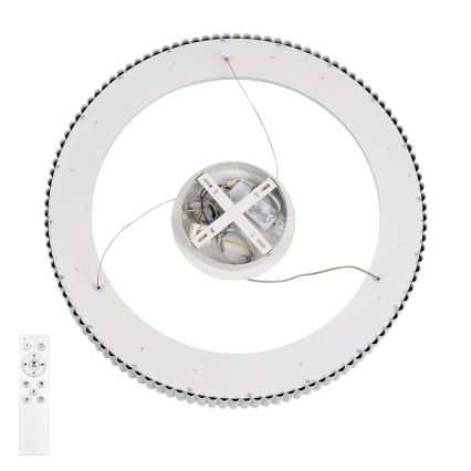 Brilagi - Viseći LED luster s mogućnošću prigušivanja na sajli FALCON MODERN LED/54W/230V, promjer 60 cm, bijela + daljinski upravljač
