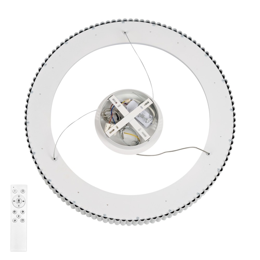 Brilagi - Viseći LED luster s mogućnošću prigušivanja na sajli FALCON MODERN LED/54W/230V, promjer 60 cm, bijela + daljinski upravljač