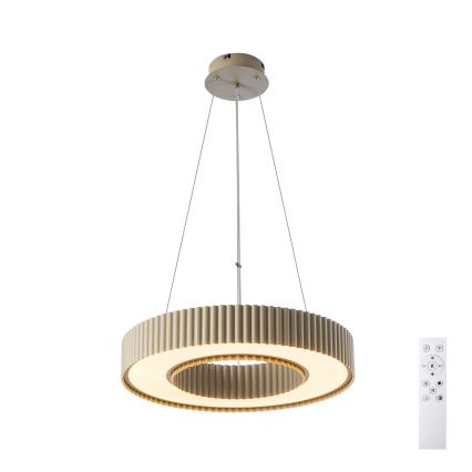 Brilagi - LED prigušivi luster na sajli LUMIX LED/48W/230V 3000-6000K bež Ø 50 cm + daljinski upravljač