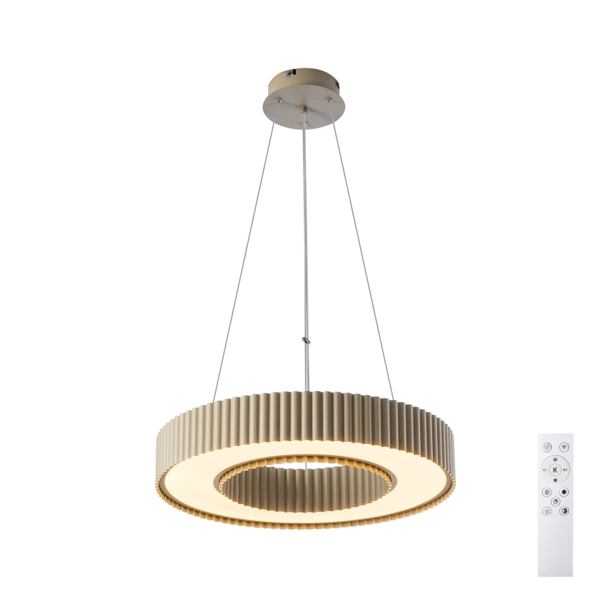 Brilagi - LED prigušivi luster na sajli LUMIX LED/48W/230V 3000-6000K bež Ø 50 cm + daljinski upravljač