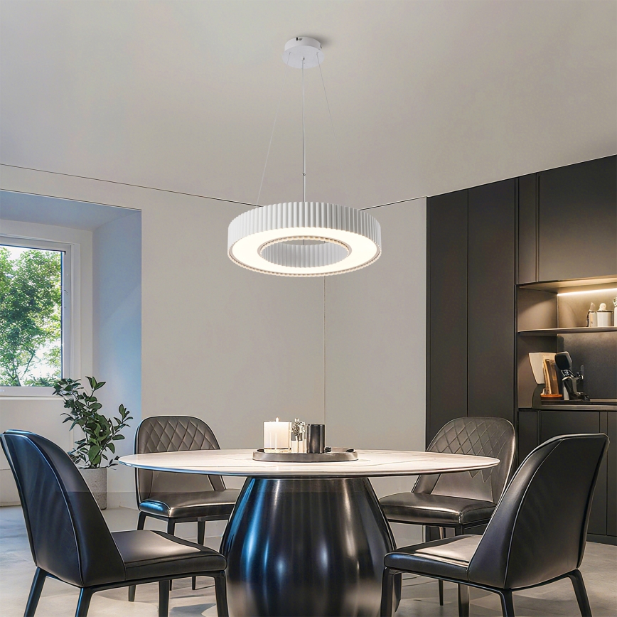 BRILAGI - LED luster s mogućnošću prigušivanja na sajli LUMIX LED/48W/230V 3000-6000K bijeli, promjer 50 cm + daljinski upravljač