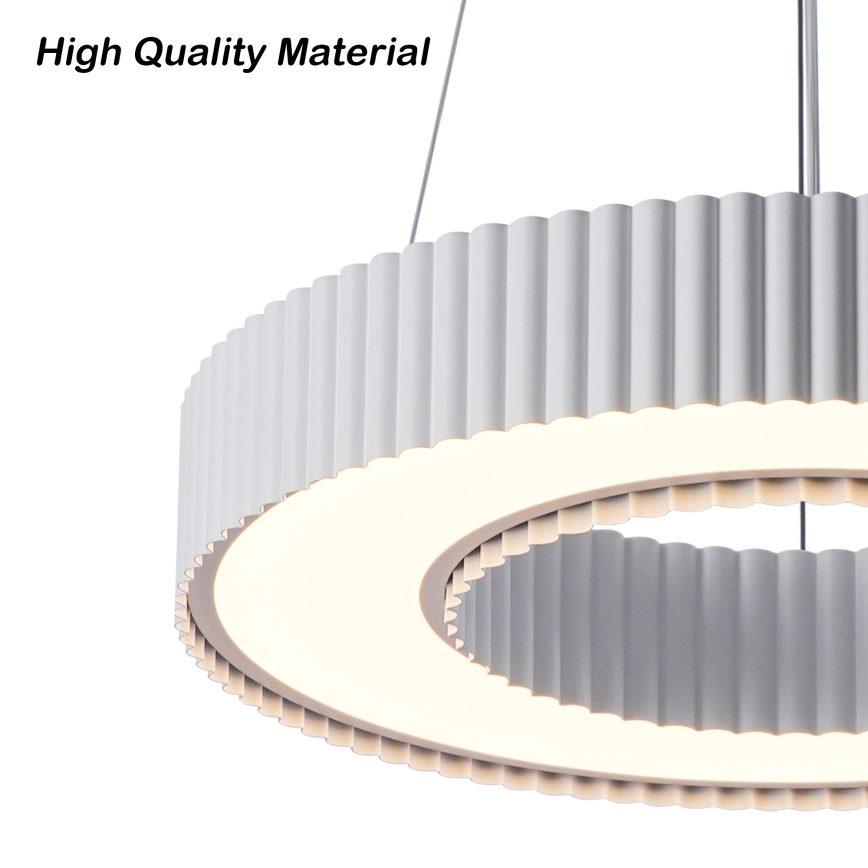 BRILAGI - LED luster s mogućnošću prigušivanja na sajli LUMIX LED/48W/230V 3000-6000K bijeli, promjer 50 cm + daljinski upravljač
