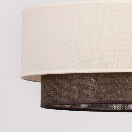 Brilagi - LED luster na kabelu BOHO STIL 1xE27/15W/230V Ø 40 cm krem/smeđa