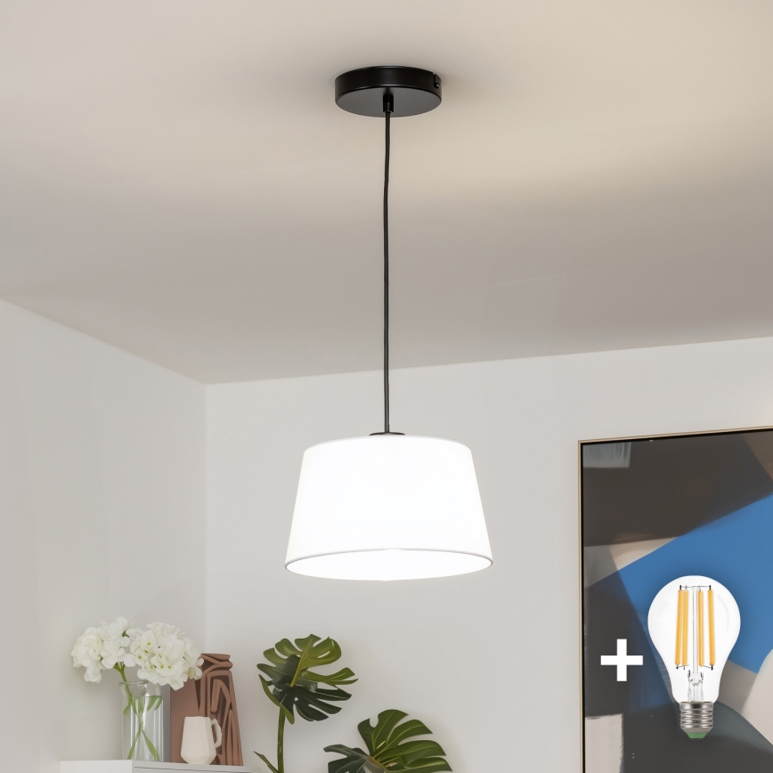 Brilagi - LED luster na kabelu CERIA 1xE27/40W/230V Ø 25 cm bijela