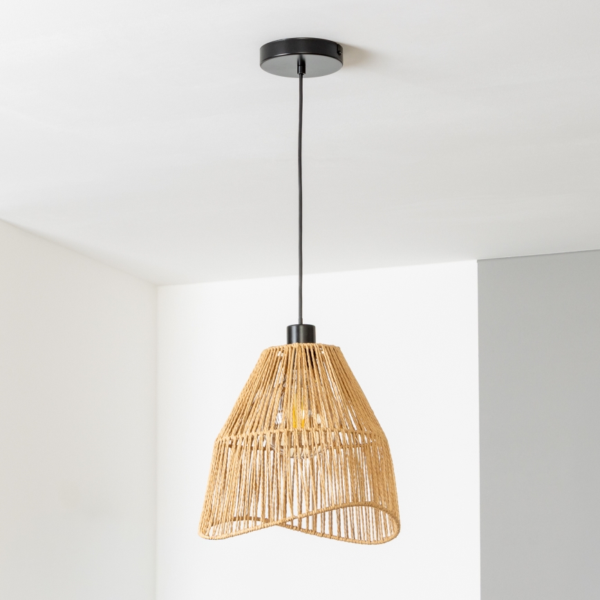 Brilagi - LED luster na kabelu CERIA BOHO 1xE27/40W/230V Ø 30 cm smeđa
