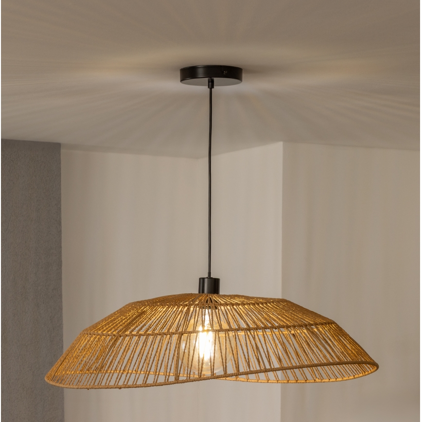 Brilagi - LED luster na kabelu CERIA BOHO 1xE27/40W/230V Ø 70 cm smeđi