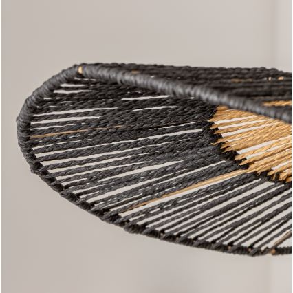 Brilagi - LED luster na kabelu CERIA BOHO 1xE27/40W/230V Ø 80 cm crna/smeđa