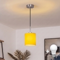 Brilagi - LED luster na kabelu NUBILA 1xE27/60W/230V pr. 14 cm crna/žuta