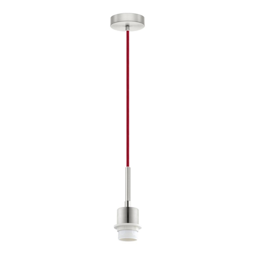 Brilagi - LED luster na kabelu NUBILA 1xE27/60W/230V Ø 14 cm pompejska crvena