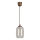 Brilagi - LED luster na kabelu RETRO GLASS 1xE27/60W/230V promjer 14 cm smeđa/zadimljeno siva