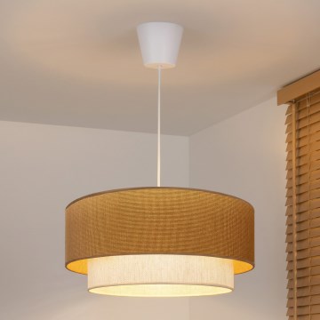 Brilagi - LED luster na kablu BOHO ECO 1xE27/10W/230V Ø 40 cm bež/krém