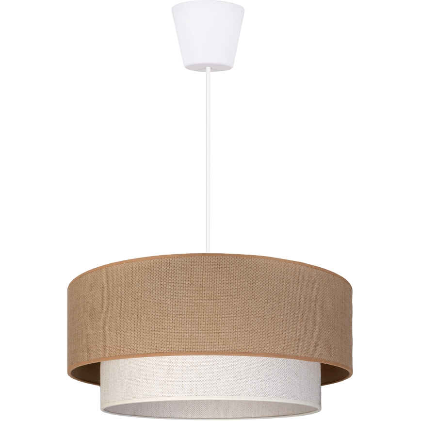 Brilagi - LED luster na kablu BOHO ECO 1xE27/10W/230V Ø 40 cm bež/krém