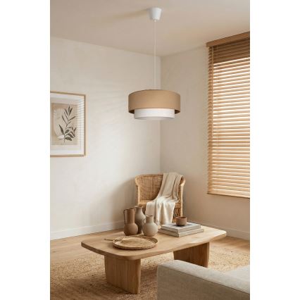 Brilagi - LED luster na kablu BOHO ECO 1xE27/10W/230V Ø 40 cm bež/krém