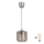 Brilagi - LED luster na kablu RETRO GLASS 1xE27/60W/230V promjer 15 cm srebrna/dimno bež