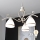 Brilagi - LED luster na lancu ANTICO 3xE27/60W/230V 3000K bijela patina
