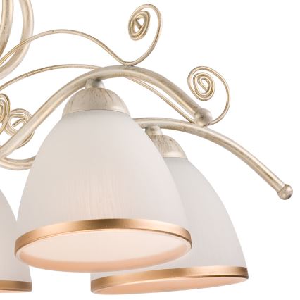 Brilagi - LED luster na lancu ANTICO 5xE27/60W/230V 3000K bijela patina