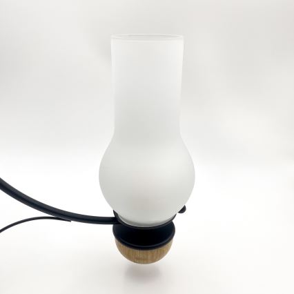 Brilagi - LED luster na lancu COTTAGE 3xE14/40W/230V hrast/crna/bijela