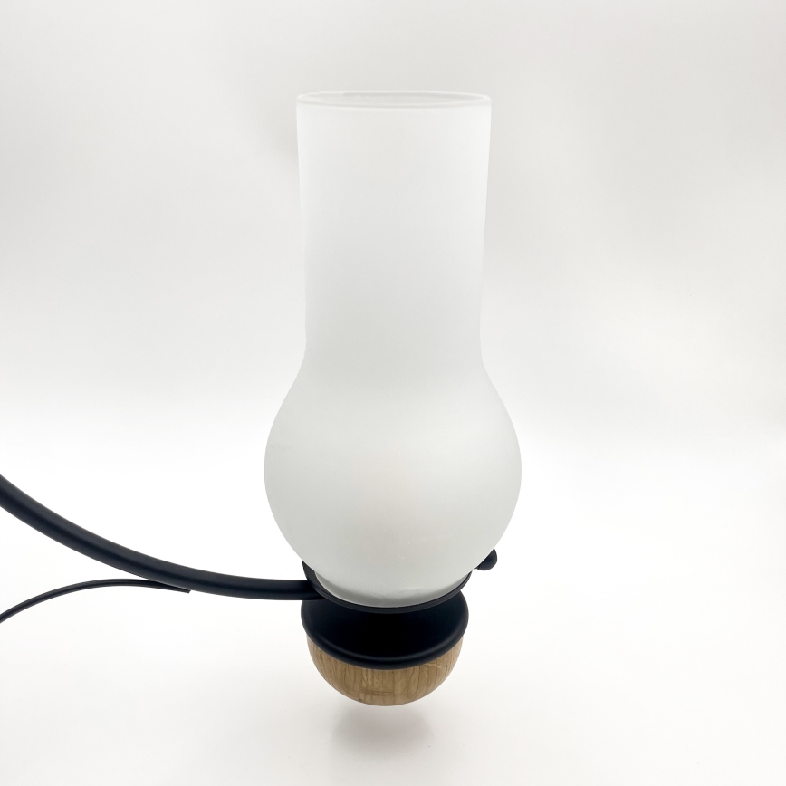 Brilagi - LED luster na lancu COTTAGE 3xE14/40W/230V hrast/crna/bijela