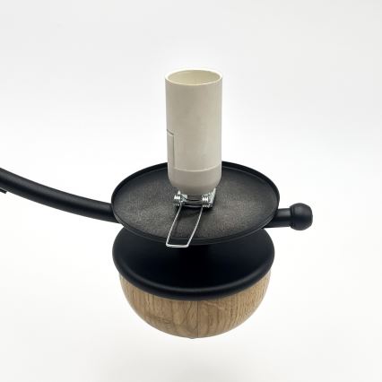 Brilagi - LED luster na lancu COTTAGE 3xE14/40W/230V hrast/crna/bijela