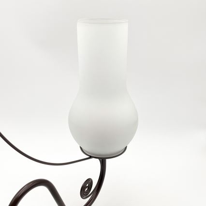 Brilagi - LED Luster na lancu COTTAGE 3xE14/40W/230V smeđa/bijela