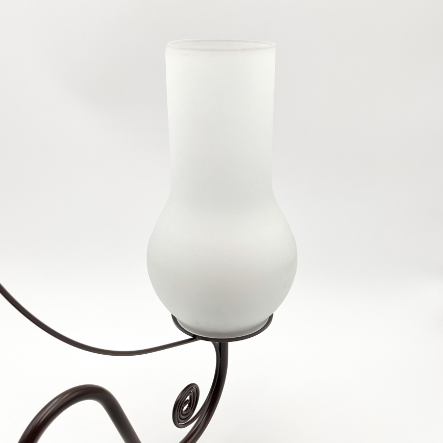 Brilagi - LED Luster na lancu COTTAGE 3xE14/40W/230V smeđa/bijela