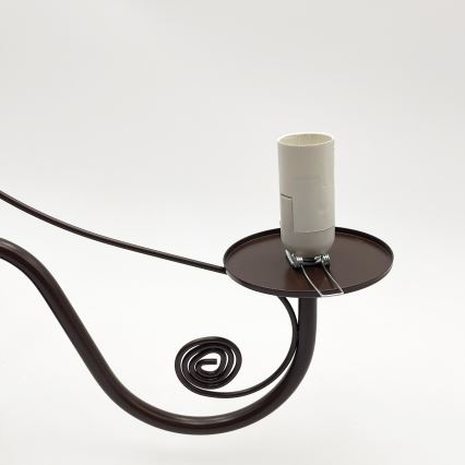Brilagi - LED Luster na lancu COTTAGE 3xE14/40W/230V smeđa/bijela