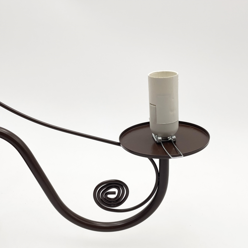 Brilagi - LED Luster na lancu COTTAGE 3xE14/40W/230V smeđa/bijela